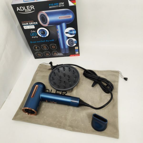 Фен Adler AD 2271 SUPERSPEED TURBO 1500Вт 751192 фото