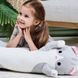 Гигантская мягкая плюшевая игрушка Длинный Кот Батон котейка-подушка 110 см. Цвет: серый 311337 фото 8