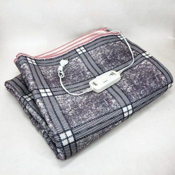 Электропростынь электрическая простынь с подогревом Electric Blanket 150х180см. Цвет: серый с фиолетовым оттенком 328897 фото