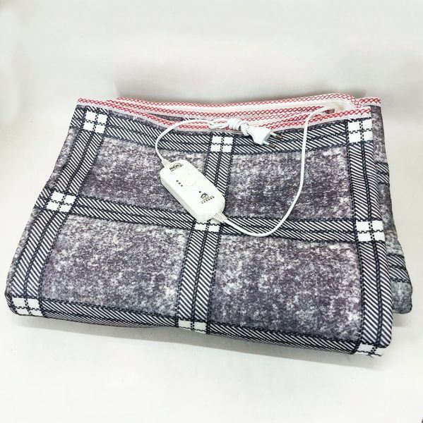 Электропростынь электрическая простынь с подогревом Electric Blanket 150х180см. Цвет: серый с фиолетовым оттенком 328897 фото