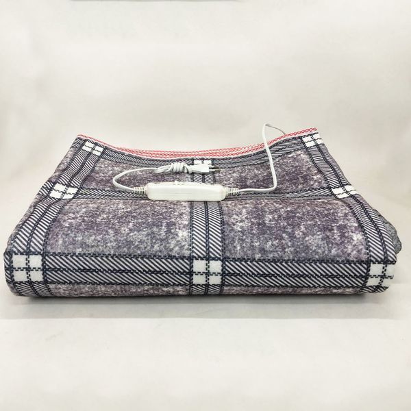 Электропростынь электрическая простынь с подогревом Electric Blanket 150х180см. Цвет: серый с фиолетовым оттенком 328897 фото