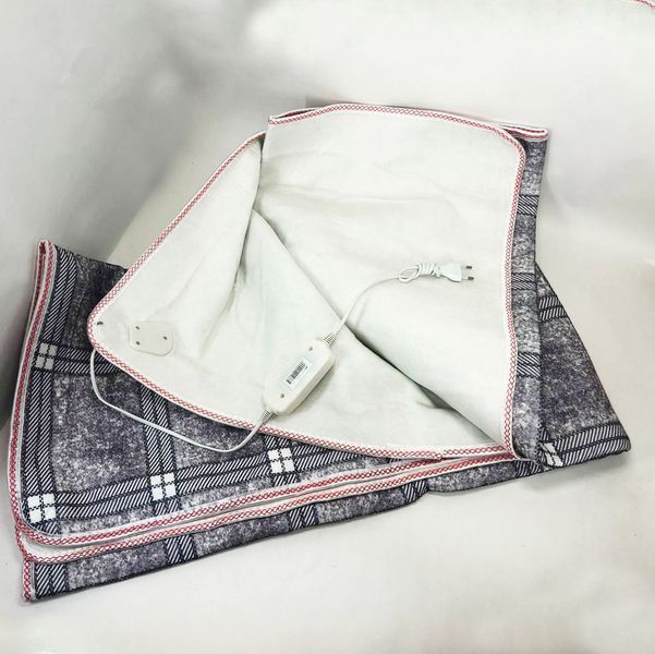 Электропростынь электрическая простынь с подогревом Electric Blanket 150х180см. Цвет: серый с фиолетовым оттенком 328897 фото