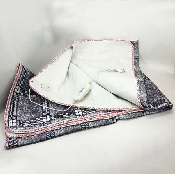 Электропростынь электрическая простынь с подогревом Electric Blanket 150х180см. Цвет: серый с фиолетовым оттенком 328897 фото