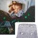 Плед, що світиться в темряві, плюшеве покривало Blanket kids Magic Star 150х100 см флісова ковдра. Колір: сірий 141968 фото 6