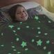 Плед, що світиться в темряві, плюшеве покривало Blanket kids Magic Star 150х100 см флісова ковдра. Колір: сірий 141968 фото 10