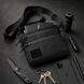 Черная сумка с Cordura 1000D, сумка через плечо с VELCRO-панелью 860966 фото 15