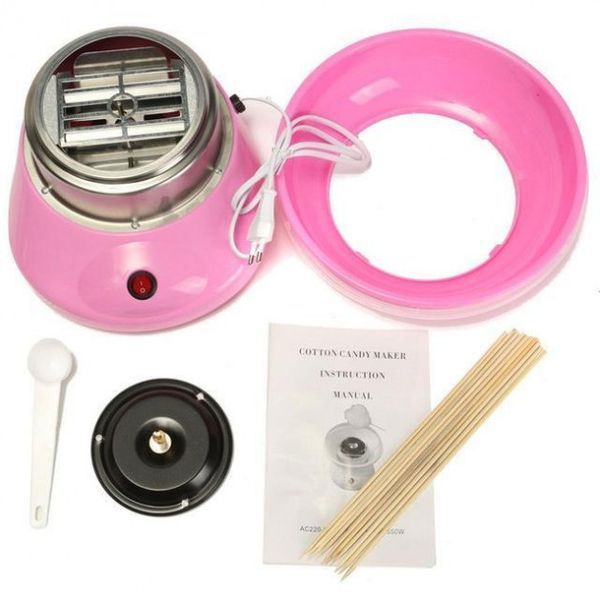 Аппарат для сладкой ваты Cotton Candy Maker. Цвет: розовый 4336 фото