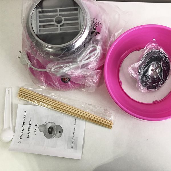 Аппарат для сладкой ваты Cotton Candy Maker. Цвет: розовый 4336 фото