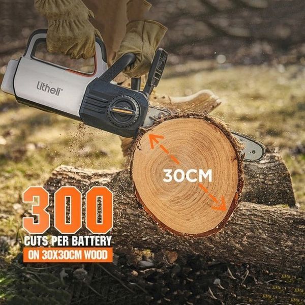 Аккумуляторная цепная пила Litheli питание от павербанка УМБ Litheli Power Bank 10000 мАч 45Вт 2А (U20CS00-0U220) 765215 фото