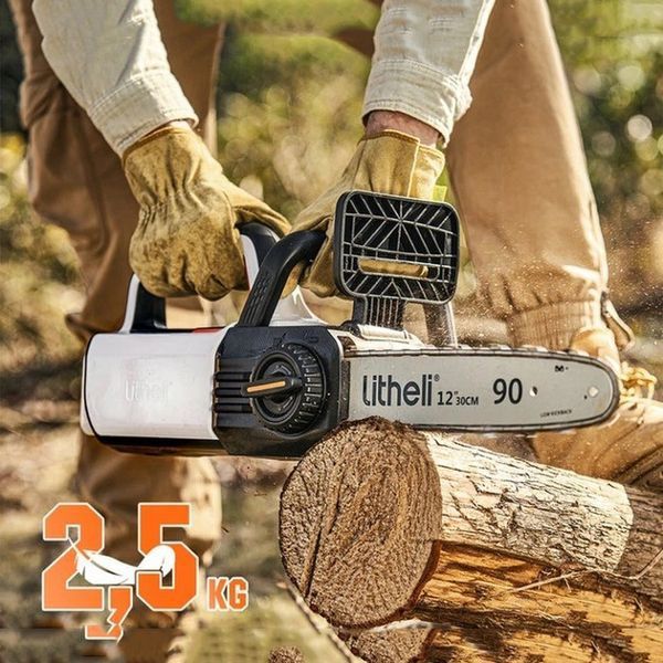 Аккумуляторная цепная пила Litheli питание от павербанка УМБ Litheli Power Bank 10000 мАч 45Вт 2А (U20CS00-0U220) 765215 фото