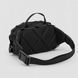 Сумка-бананка через плече чорна з Cordura 1000D, поясна сумка з VELCRO та карабіном 861026 фото 9