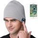 Портативная колонка ШАПКА с bluetooth наушниками SPS Hat BT True. Цвет: серый 724400 фото 2