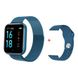 Smart Watch T80S, два браслета, температура тела, давление, оксиметр. Цвет: синий 109217 фото 2