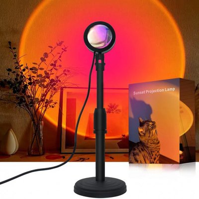 Лампа Атмосферна Проекційний Світильник ЗАКАТ Atmosphere Sunset Lamp Q07 102765 фото