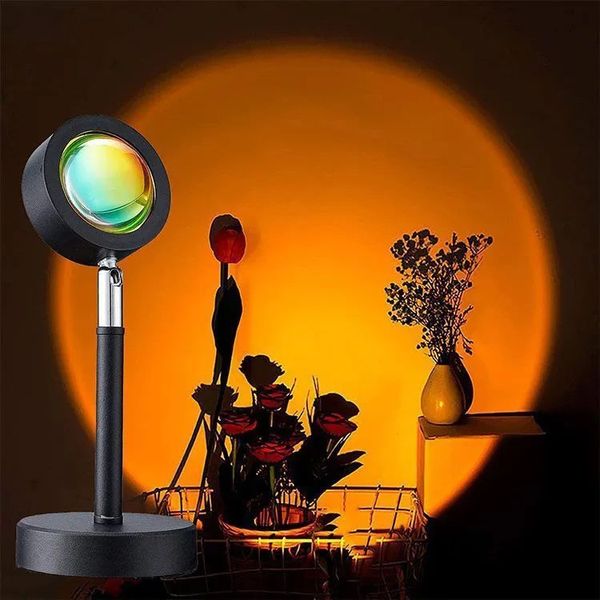 Лампа Атмосферная Проекционный Светильник ЗАКАТ Atmosphere Sunset Lamp Q07 102765 фото