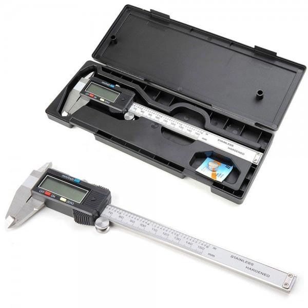 Електронний цифровий Штангенциркуль Digital Caliper 0-150 мм з LCD дисплеєм у кейсі мікрометр електронний 299702 фото