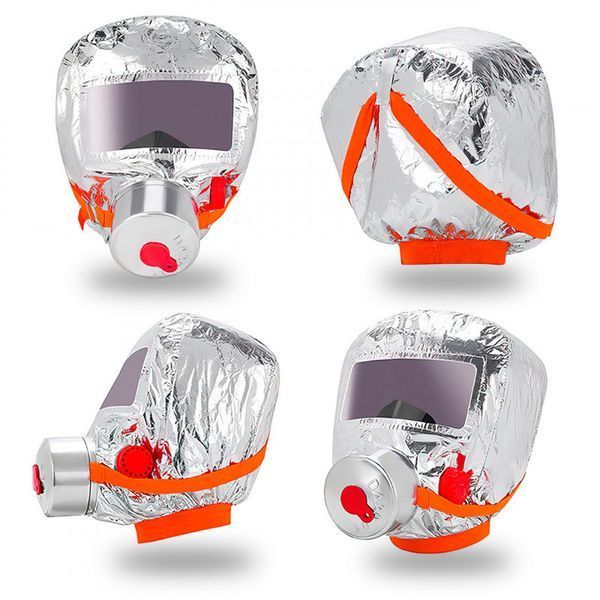 Маска противогаз, панорамный противогаз Fire mask 127300 фото