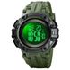 Часы наручные мужские SKMEI 1545AG ARMY GREEN, армейские часы противоударные. Цвет: зеленый 340377 фото 3