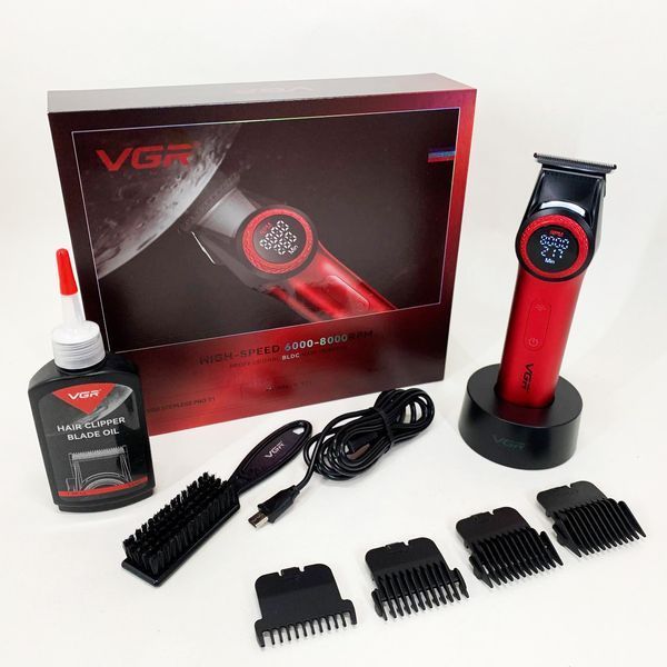 Триммер VGR V-977 RED, регулировка мощности 6000 - 8000 RPM 736743 фото