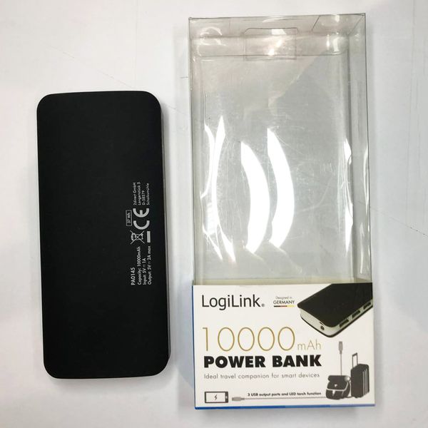 Power Bank Logilink PA0145, Fast Charge, 2,4A, 10000 mAh 180837 фото