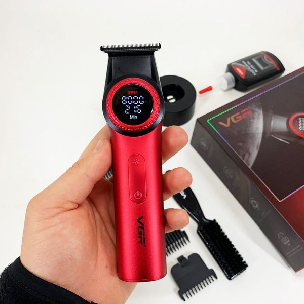 Триммер VGR V-977 RED, регулировка мощности 6000 - 8000 RPM 736743 фото