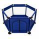 Детский игровой манеж для детей складной детский манеж 120х100х55см Blue 875080 фото 3