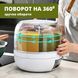 Поворотный диспенсер для круп органайзер-дозатор сыпучих продуктов 581619 фото 10