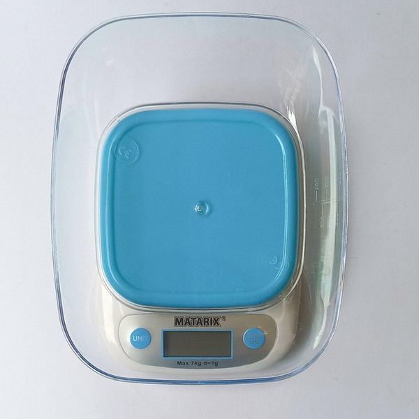 Ваги кухонні MATARIX MX-403 від 1 грама до 7кг, Кулінарні ваги для зважування їжі точні кухонні ваги 582863 фото