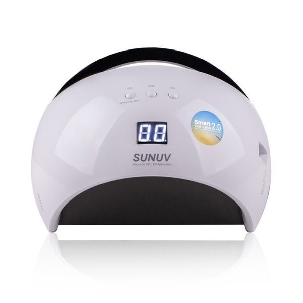 Ультрафиолетовая лампа для Маникюра UV LAMP Sun 6, Светодиодная сушилка для гель лака. Цвет: белый 542270 фото