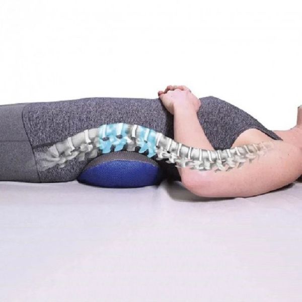 Ортопедическая подушка для поясници Lumbar Support TV One. Подушка для поясницы с эффектом памяти с мягким дышащим тканевым покрытием 213145 фото