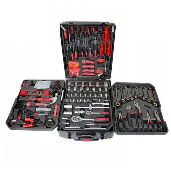 Професійний набір інструментів Tools Set KRAFFTEC у валізі з тріскачкою із 408 предметів 619424 фото