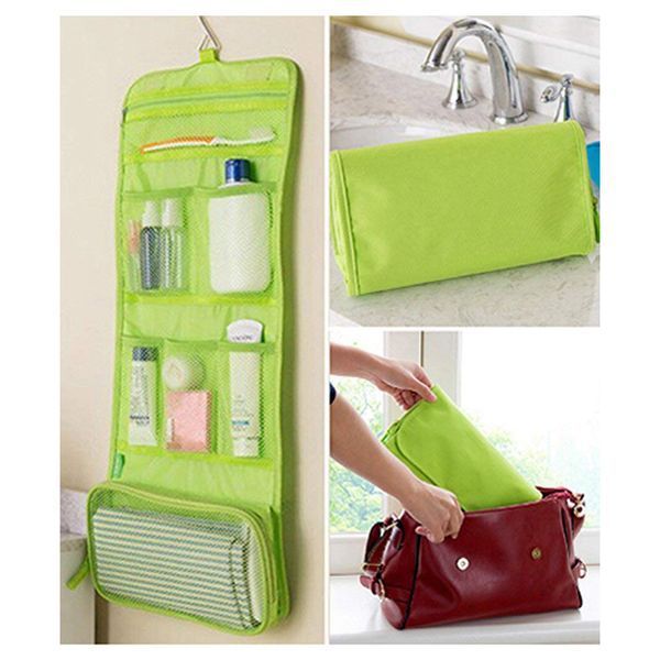 Органайзер дорожный сумочка косметичка Travel Storage Bag. Цвет: зеленый 241973 фото
