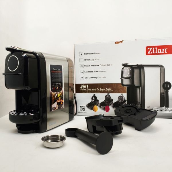 Кавомашина капсульна Zilan ZLN2846 20 Bar 700мл 1400Вт сенсорна 780364 фото
