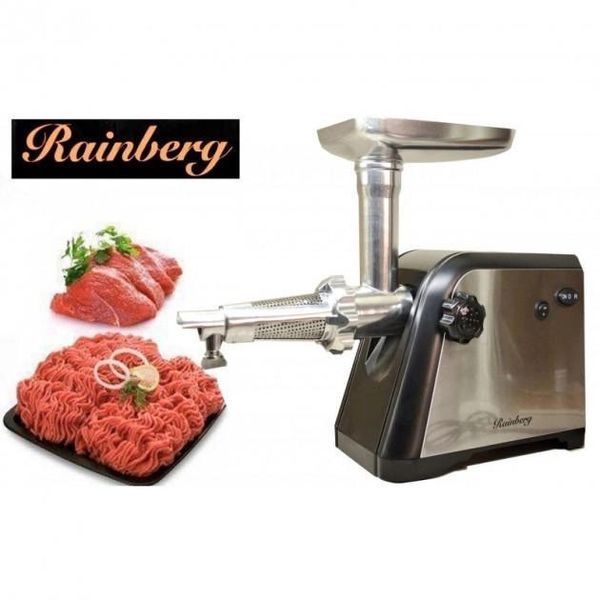 Мясорубка Rainberg RB-672 3000W электрическая с реверсом и соковыжималкой 266215 фото