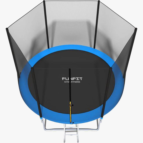 Детский батут FunFit (312 см) с защитной сеткой и металлической лестницей W000312 фото