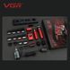 Профессиональный набор для барберов VGR Stepless Pro 3 in 1 RED 736757 фото 3