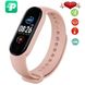 Смарт браслет M5 Smart Bracelet Фитнес трекер Watch Bluetooth. Цвет: розовый 12046 фото 3