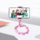 Гибкий держатель для телефона с присосками универсальный Cute Worm Lazy Holder. Цвет: розовый 104391 фото 24