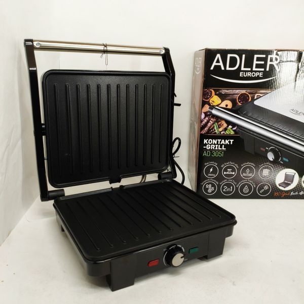 Электрический гриль Adler AD 3051 XL контактный 2800Вт 752503 фото
