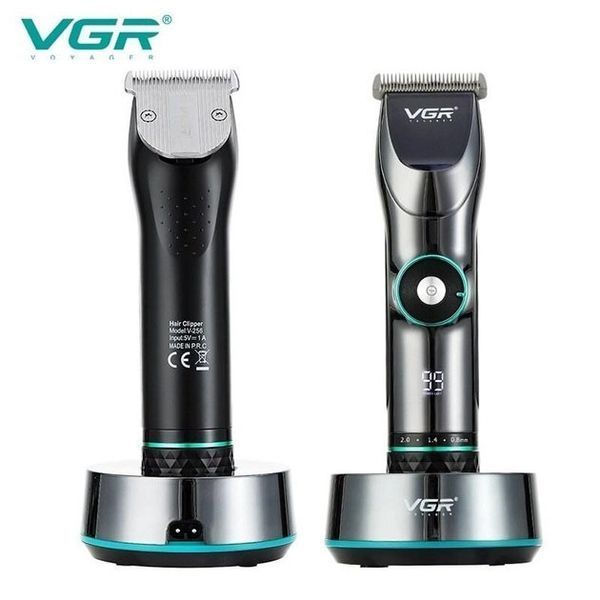 Профессиональная беспроводная машинка для стрижки волос и бороды VGR V-256 480933 фото