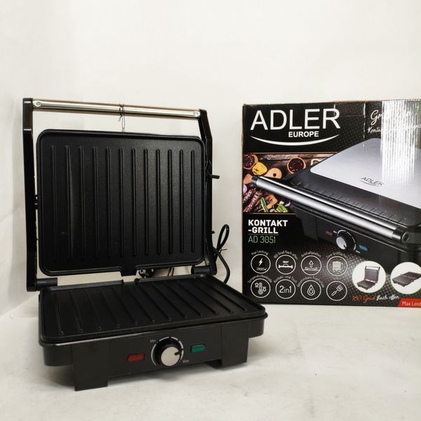 Электрический гриль Adler AD 3051 XL контактный 2800Вт 752503 фото