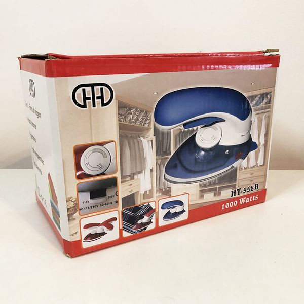 Отпариватель Mini Steam Iron HT-558B. Колір синій 12029 фото