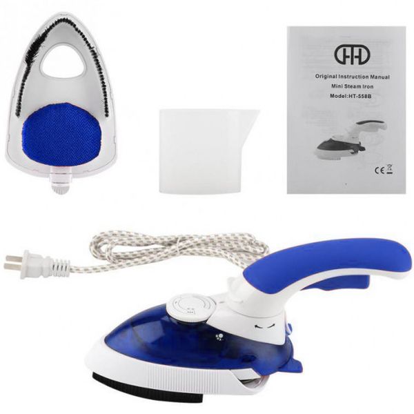 Отпариватель Mini Steam Iron HT-558B. Цвет: синий 12029 фото