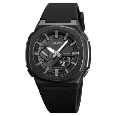 Годинник наручний чоловічий SKMEI 2091BKGYBK, чоловічий годинник стильний годинник на руку, оригінальний чоловічий 424969 фото