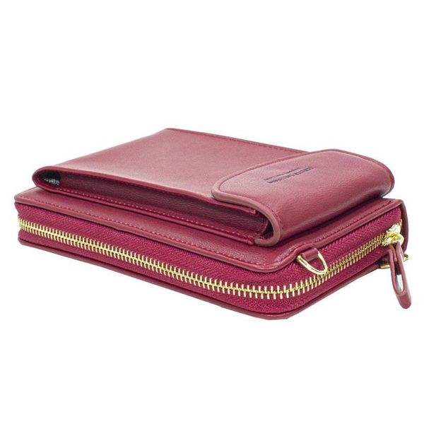 Жіночий гаманець Baellerry N8591 Red сумка-клатч для телефону грошей банківських карток 298772 фото