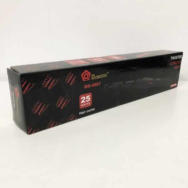Конусная плойка для волос DOMOTEC MS-4907. Цвет: красный 8776 фото
