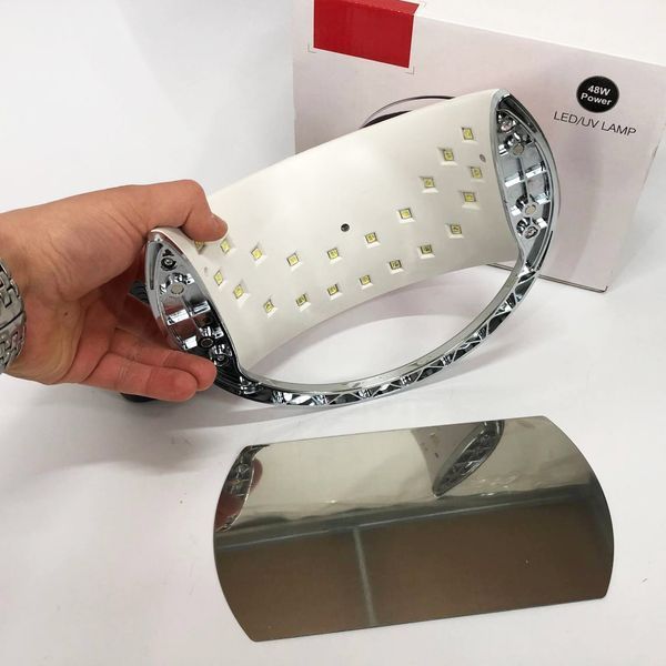 Ультрафіолетова лампа для Манікюру UV LAMP Sun 6, Світлодіодна сушарка для гель лаку. Колір: рожевий 544571 фото
