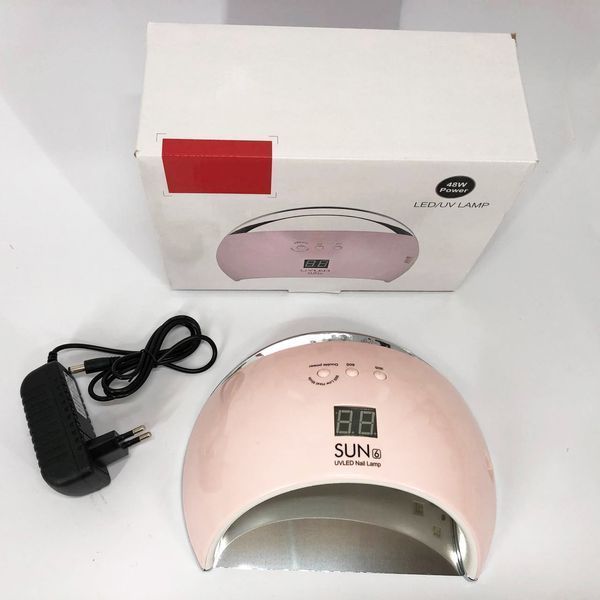 Ультрафіолетова лампа для Манікюру UV LAMP Sun 6, Світлодіодна сушарка для гель лаку. Колір: рожевий 544571 фото