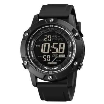 Часы наручные мужские SKMEI 1762BK BLACK. Цвет: черный 341163 фото