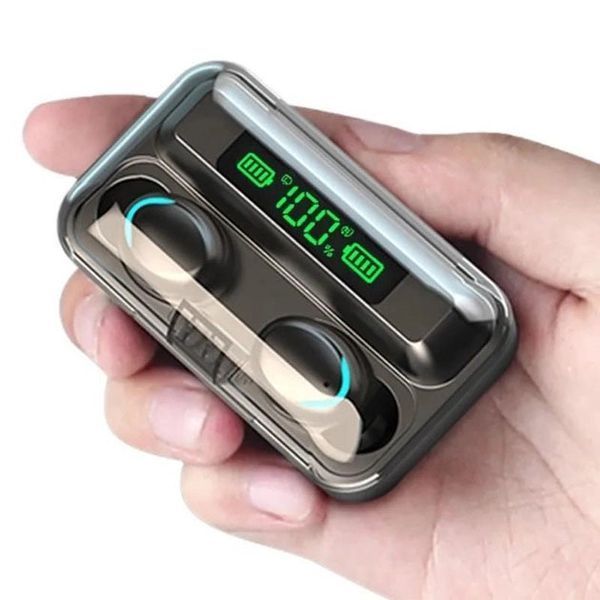 Бездротові bluetooth навушники True Wireless F9-5 TWS із вбудованим Power Bank 388494 фото